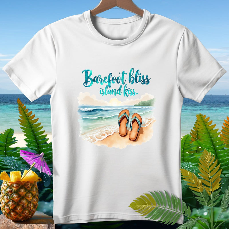 Barefoot Bliss Island Kiss Premium T Shirt