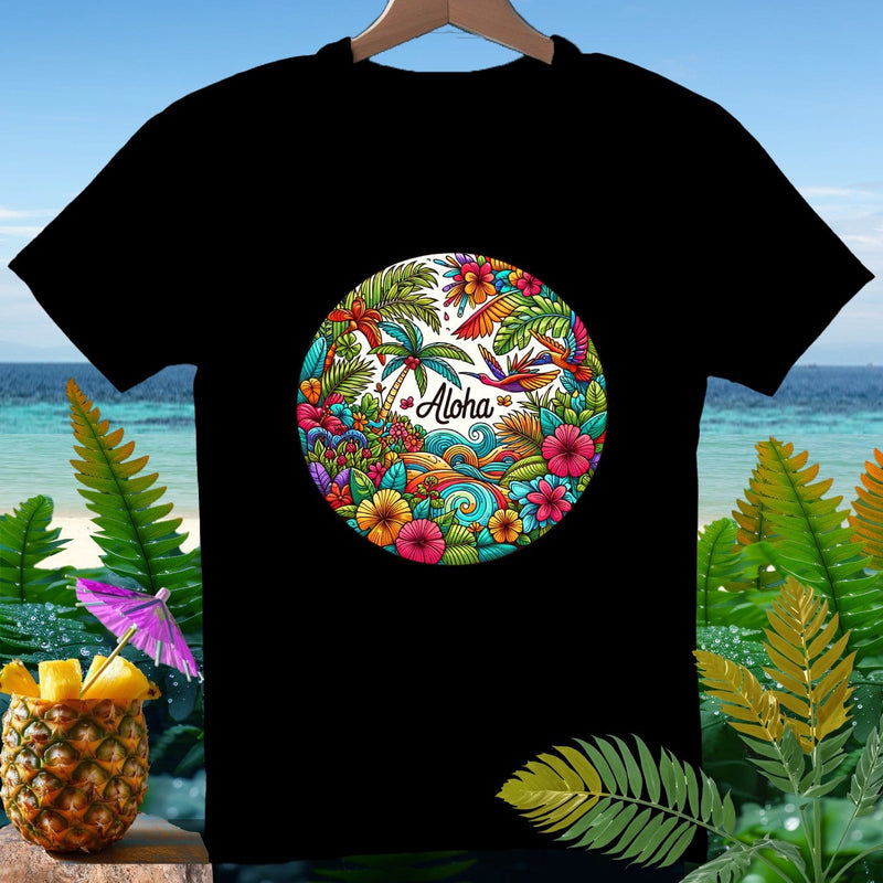 The Aloha Glory Premium T-Shirt from the Aloha Threads collection