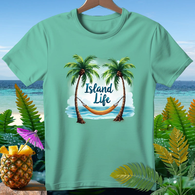 The Island Life Premium T-Shirt from the Aloha Threads collection