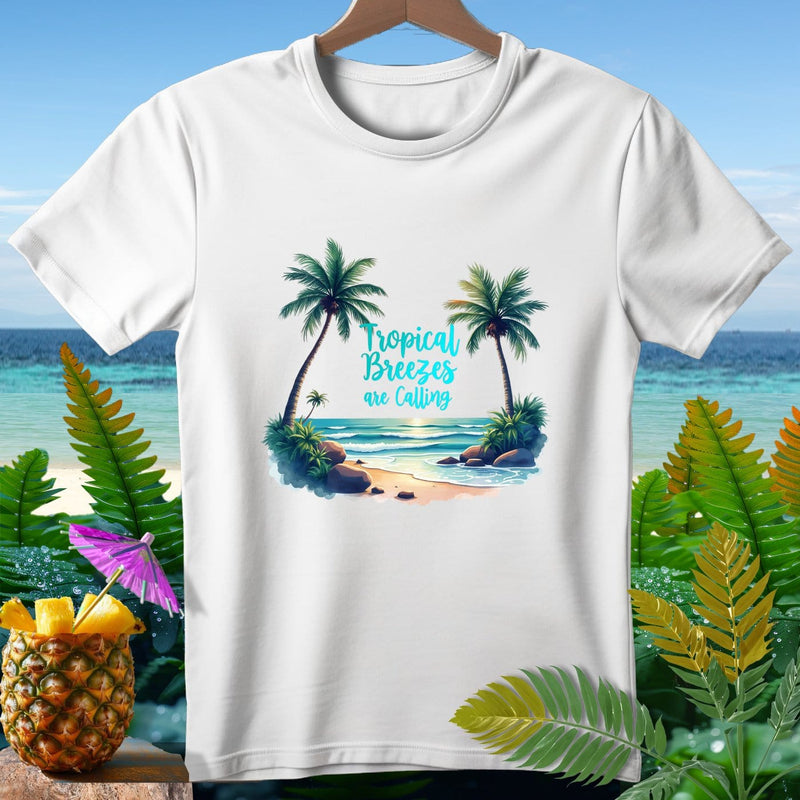 The Tropical Breezes are Calling Premium T-Shirt from the Aloha Threads collection