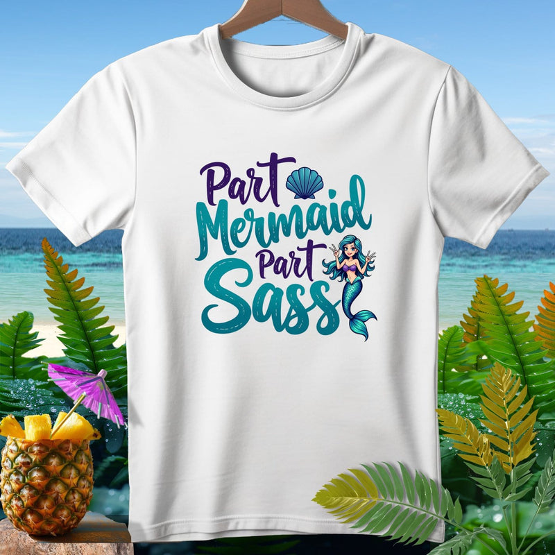 The Part Mermaid Part Sass Supersoft T-Shirt from the Aloha Threads collection