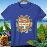 Blue t-shirt with 
