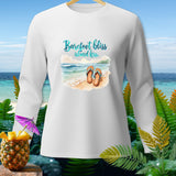 White long-sleeve shirt with 