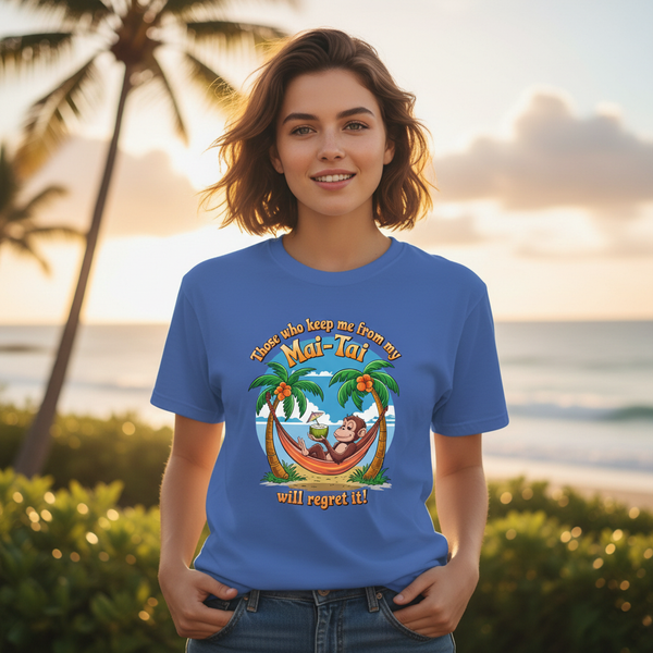 lifestyle scene ~ Mai Tai Regrets ~  Supersoft T-shirt