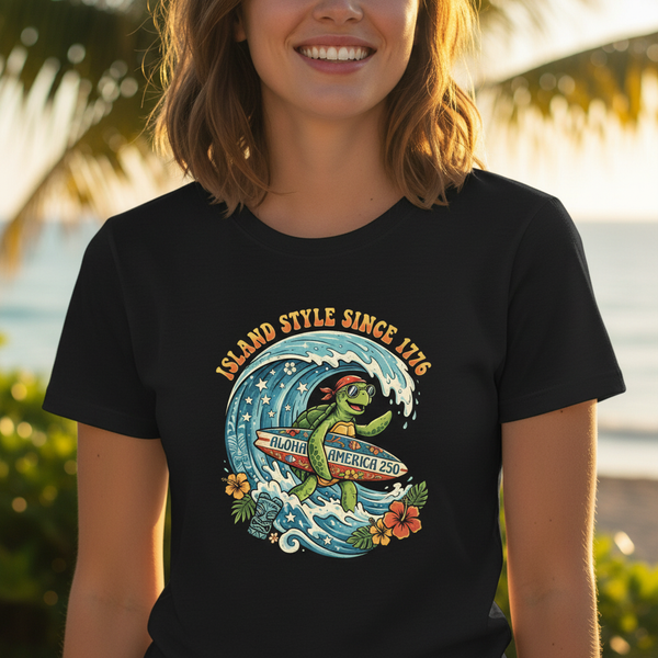 lifestyle scene ~ Island Style 1776 ~ Supersoft T-shirt