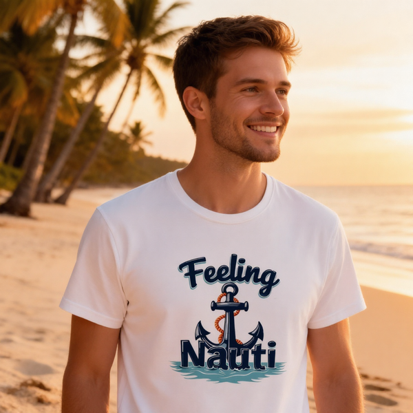 lifestyle scene ~ Feeling Nauti Anchor ~ Supersoft T-Shirt
