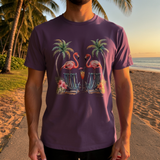 lifestyle scene ~ Flamingo Beach ~ Supersoft T-shirt