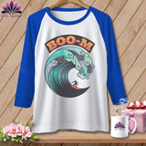 White baseball tee with 