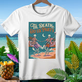 White t-shirt with 