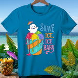 Blue t-shirt with 