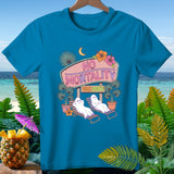 Blue t-shirt with 