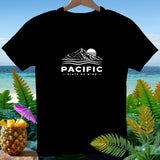 Black t-shirt with white 