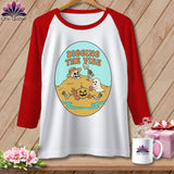 Baseball tee with 