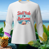 Long sleeve white shirt with 