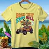 Yellow t-shirt with 