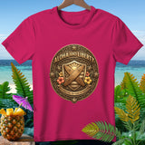 Fuchsia t-shirt with 