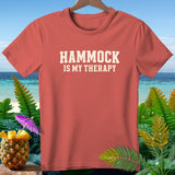 Salmon-colored t-shirt with 