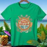 Green t-shirt with 