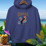 Dark blue hoodie with 