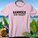 Pink t-shirt with text 