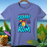 Purple t-shirt with 