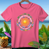 Pink t-shirt with 