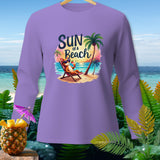 Purple shirt with 