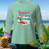 Long sleeve mint t-shirt with 