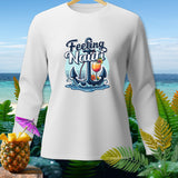 White long-sleeve shirt with 