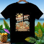 Black t-shirt with "Beach Days Since 1776 America 250" graphic.