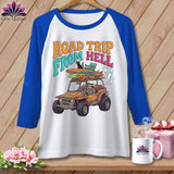 Raglan shirt with 