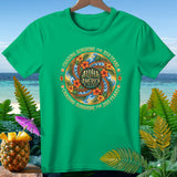 Green t-shirt with 