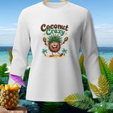 White long-sleeve shirt with 