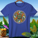 Blue t-shirt with 