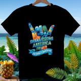 Black t-shirt with 