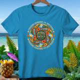 Blue t-shirt with 