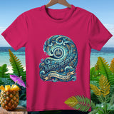 Fuchsia t-shirt with 