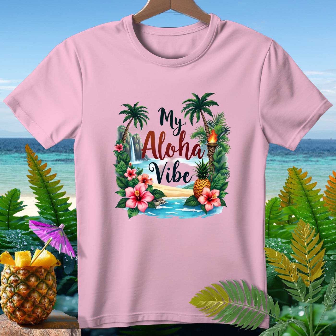 My Aloha Vibe ~ Premium T-Shirt – Aloha Threads