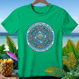 Green t-shirt with 