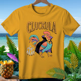 Yellow t-shirt with 