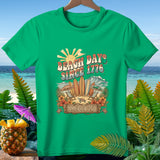 Green t-shirt with 