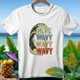 White t-shirt with 