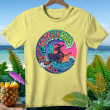 Light yellow t-shirt with 