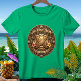 Green t-shirt with 