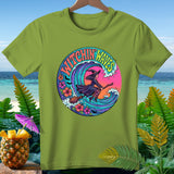 Green t-shirt with 