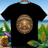 Black t-shirt with 