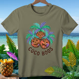 Olive t-shirt with 