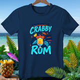 Navy t-shirt with 