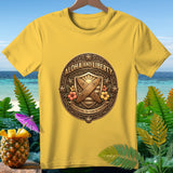 Yellow t-shirt with 