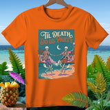 Orange t-shirt with 